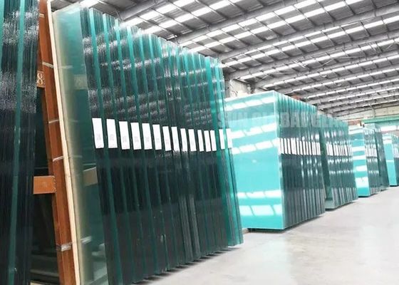 แผงกระจกเคลือบลามิเนตใสกันเสียงเสริมความร้อนตกแต่งอาคาร กระจกสถาปัตยกรรม