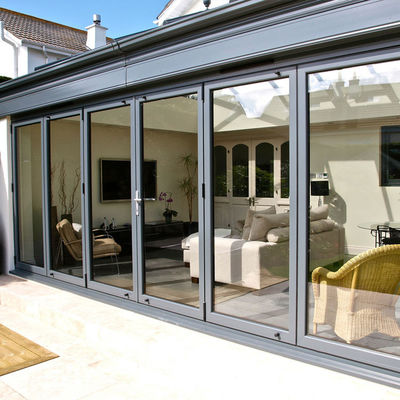 โชว์แอนด์สไลด์ ประตูแก้ว หน้าต่างบ้าน ไม่มีกรอบ ประตูแก้วพับ เสียงกันหนา 3 มม-12 มม ประตูแก้วกระชับตัดตามขนาด