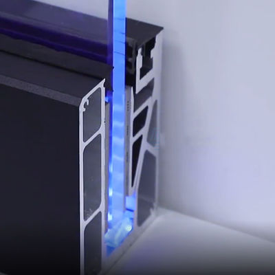 อัลลูมิเนียมฮาร์ดแวร์เรลลิ่ง กล๊าปแก้ว บัลคอน บัลลูสเตรด LED Glass Railing ราคา