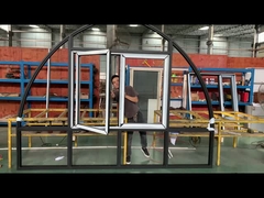 กระจกฉนวน 5+12A+5 MM พร้อมโปรไฟล์อลูมิเนียม 6063-T5 ใช้สำหรับประตูและหน้าต่างทรงโค้ง